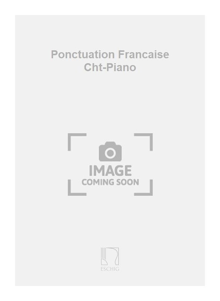 Ponctuation Francaise Cht-Piano